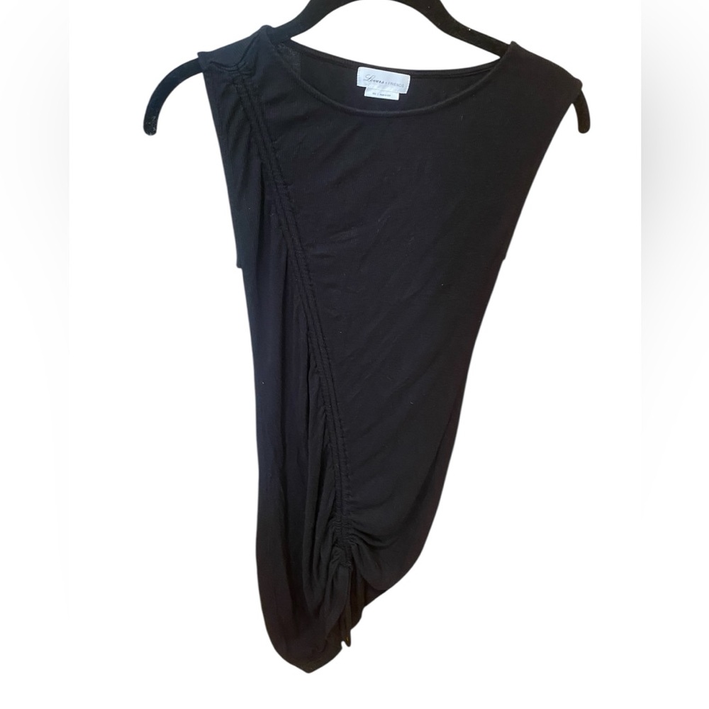 Black Ribbed Tank Top Dress